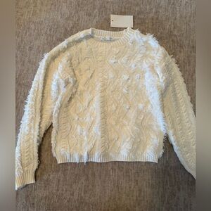 Cozy Kids' Cream Textured Sweater